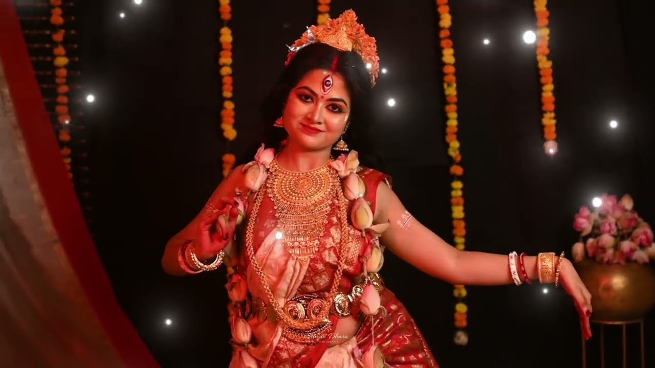 Jatajuta Samayuktam/Durga Puja Dance/ Durga-dhyan/Kalavidya/choreography by Sampita Pramanik 