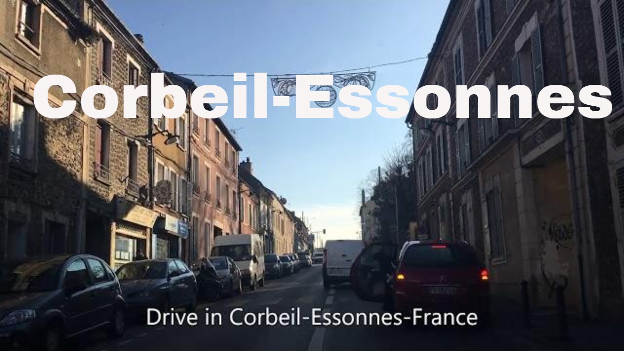 Drive downtown Corbeil-Essonnes
