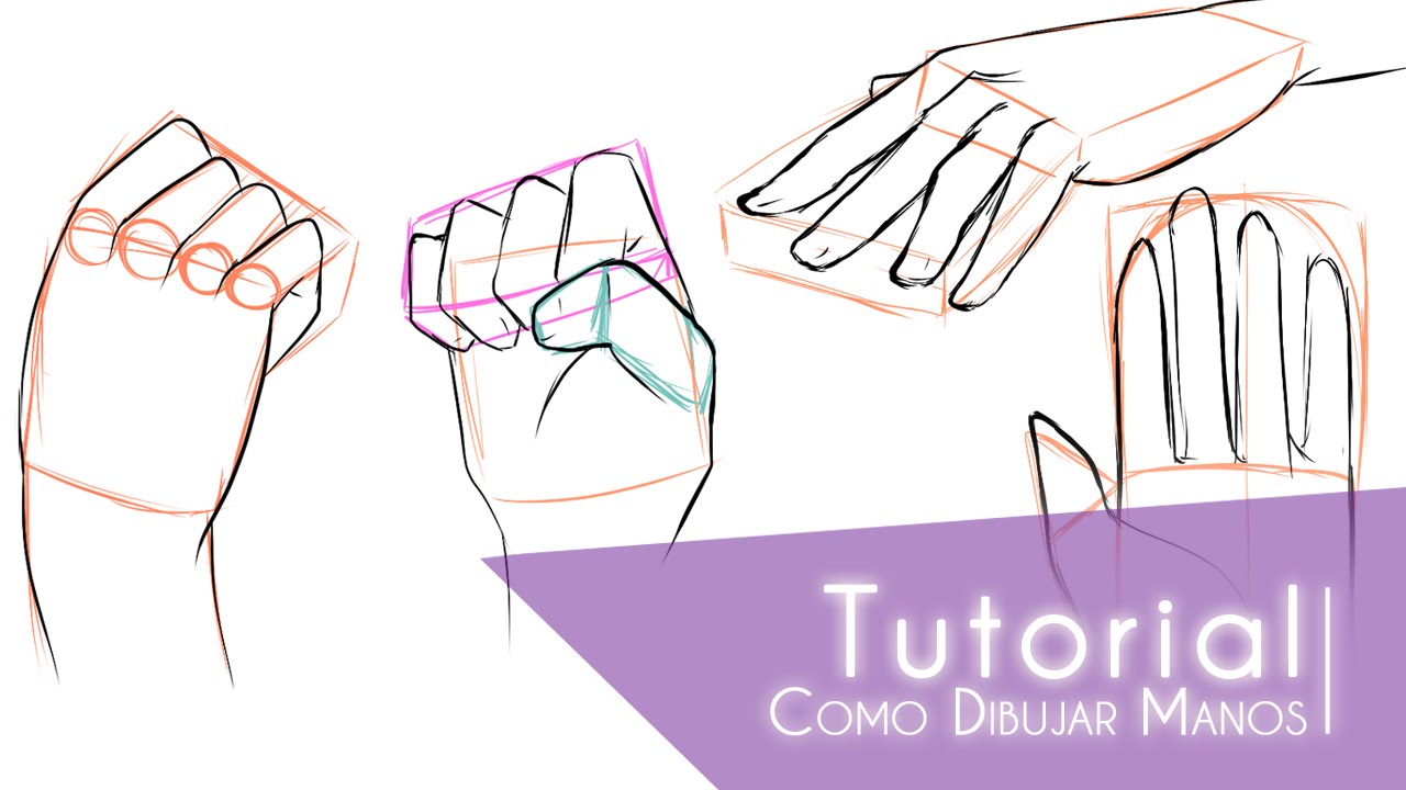 Tutorial ۰•●Como dibujar manos●•۰