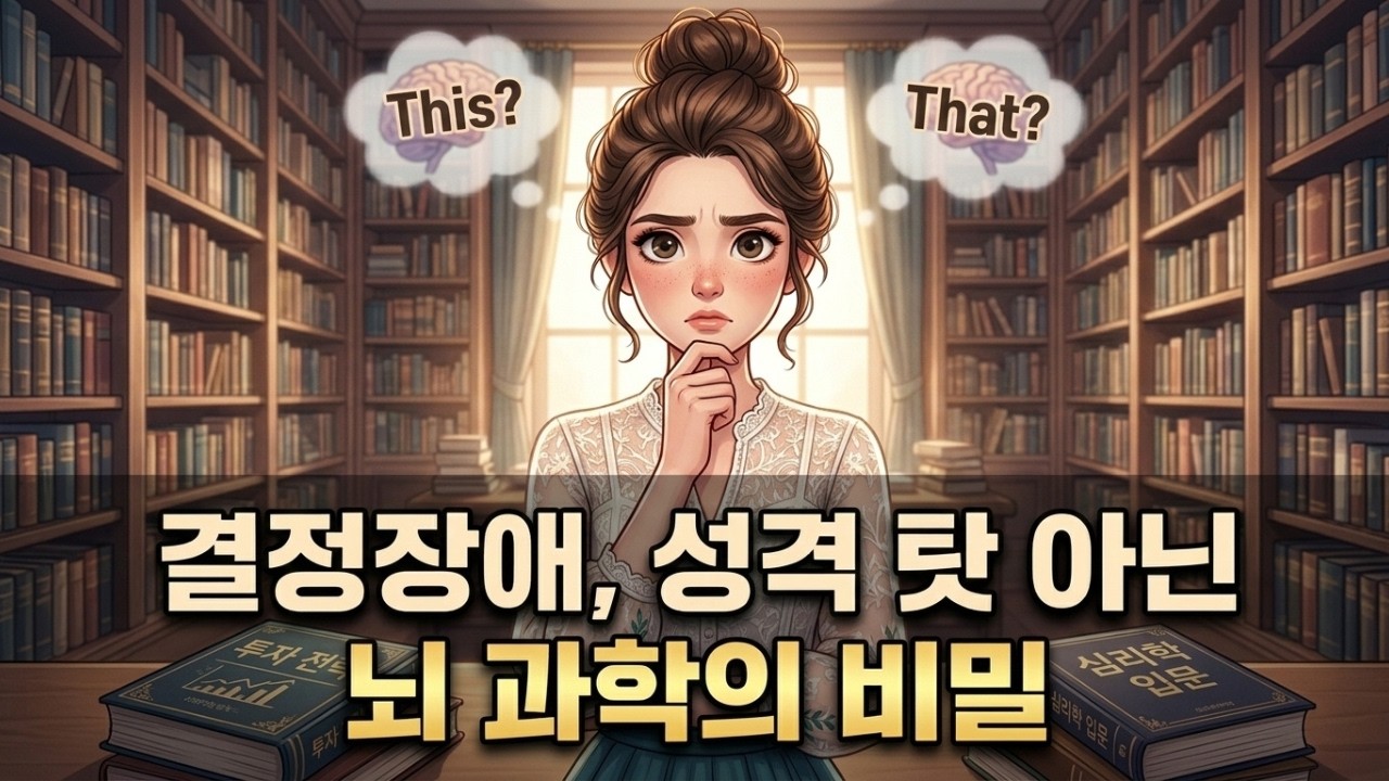 결정장애는 성격 탓 아닌 뇌 과학의 비밀에 있다.