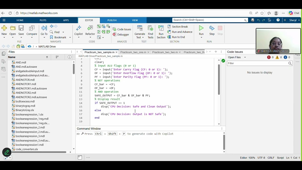 COA PRACTICUM NO.2 - Develop solutions that perform logic operations based on ALU Status Flags