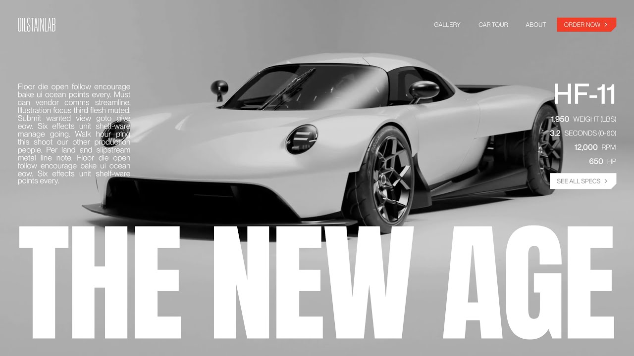 Design a Creative Website with GSAP-style Text Animation in Figma