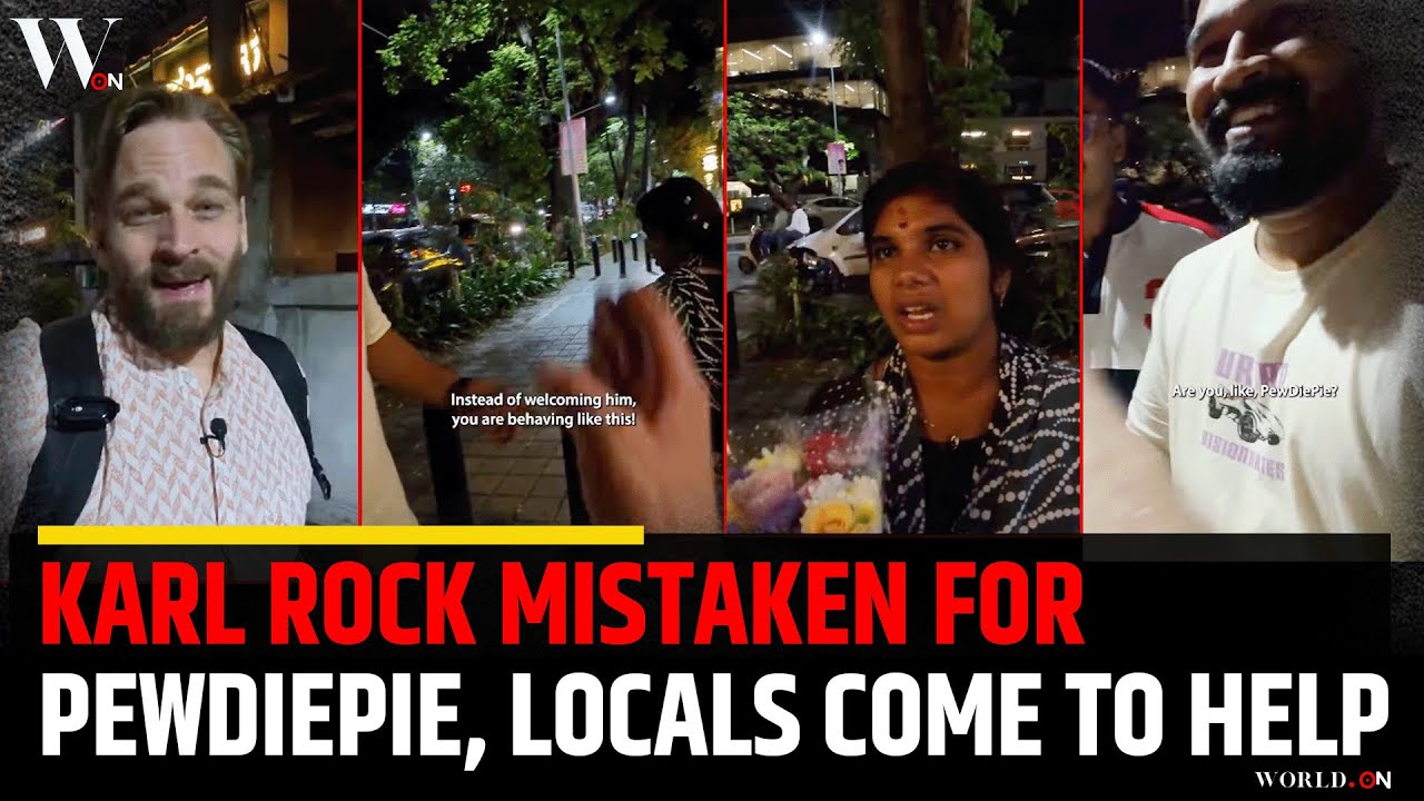 Karl Rock Mistaken for PewDiePie, Rescued by Locals in Bengaluru