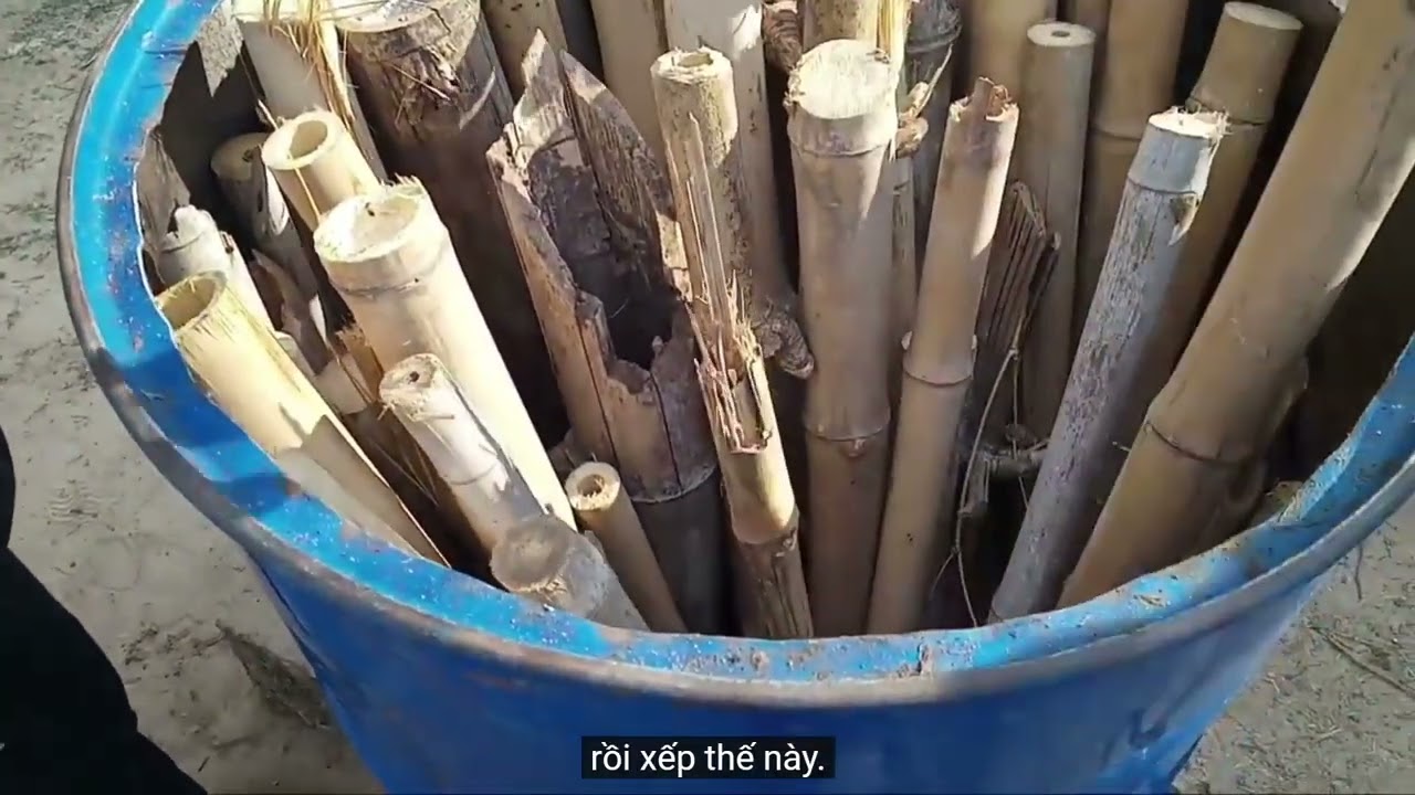 Làm than chất lượng cao đốt không khói -  Making high quality charcoal with no smoke (Thuyết minh)