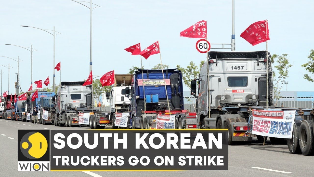 South Korea Truckers Strike: President Yoon warns of crackdown on truckers | English News | WION