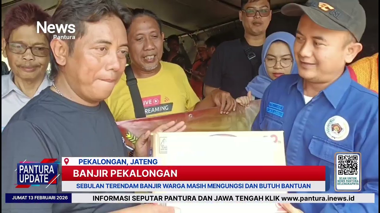 Banjir di kabupaten Pekalongan sudah sebulan warga masih butuh bantuan
