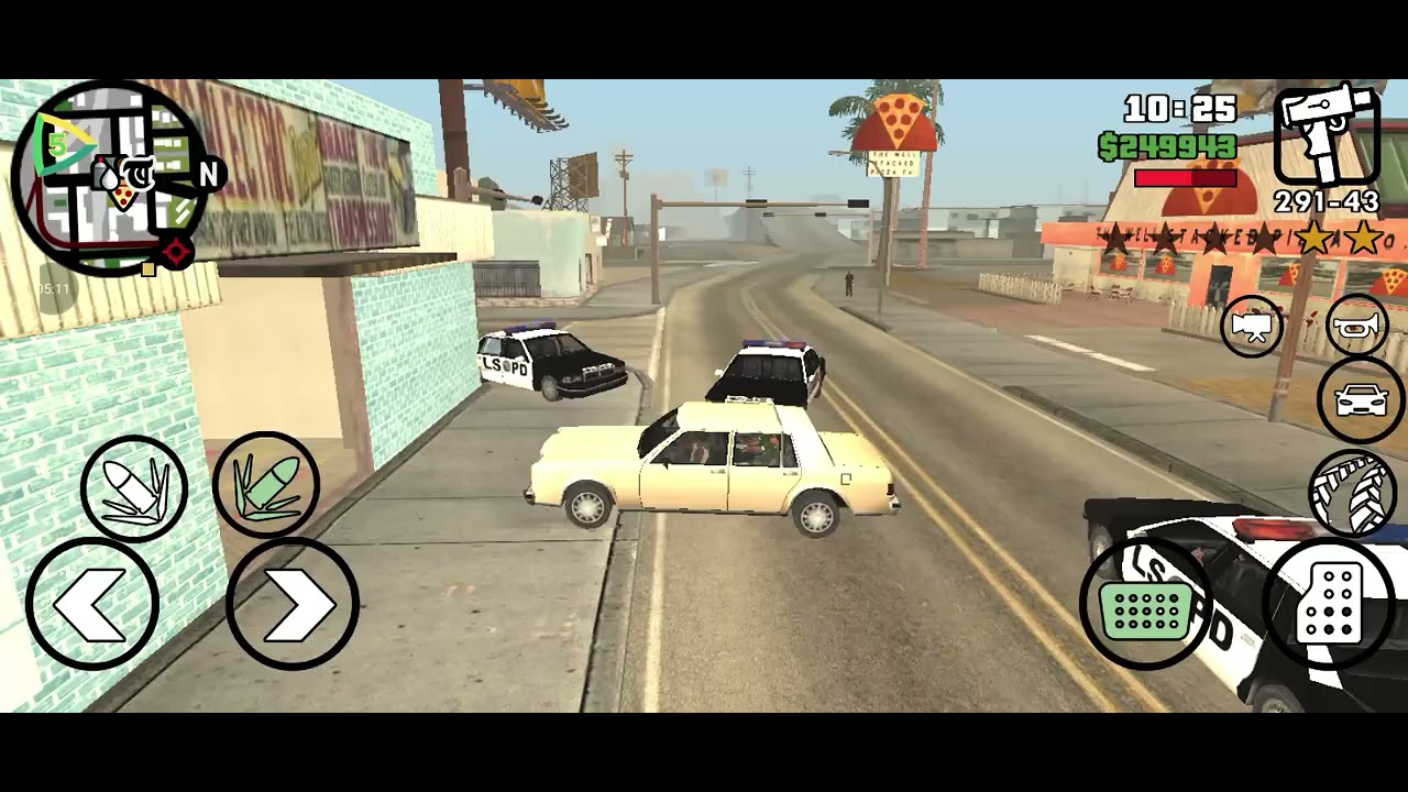 Jugando al gta sa parte 9