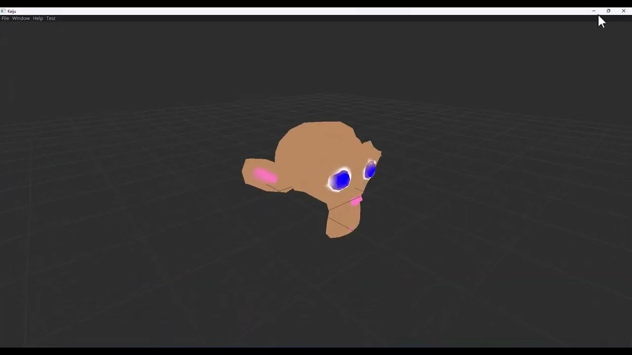 Kaiju Game Engine - Editor UI first sign of life
