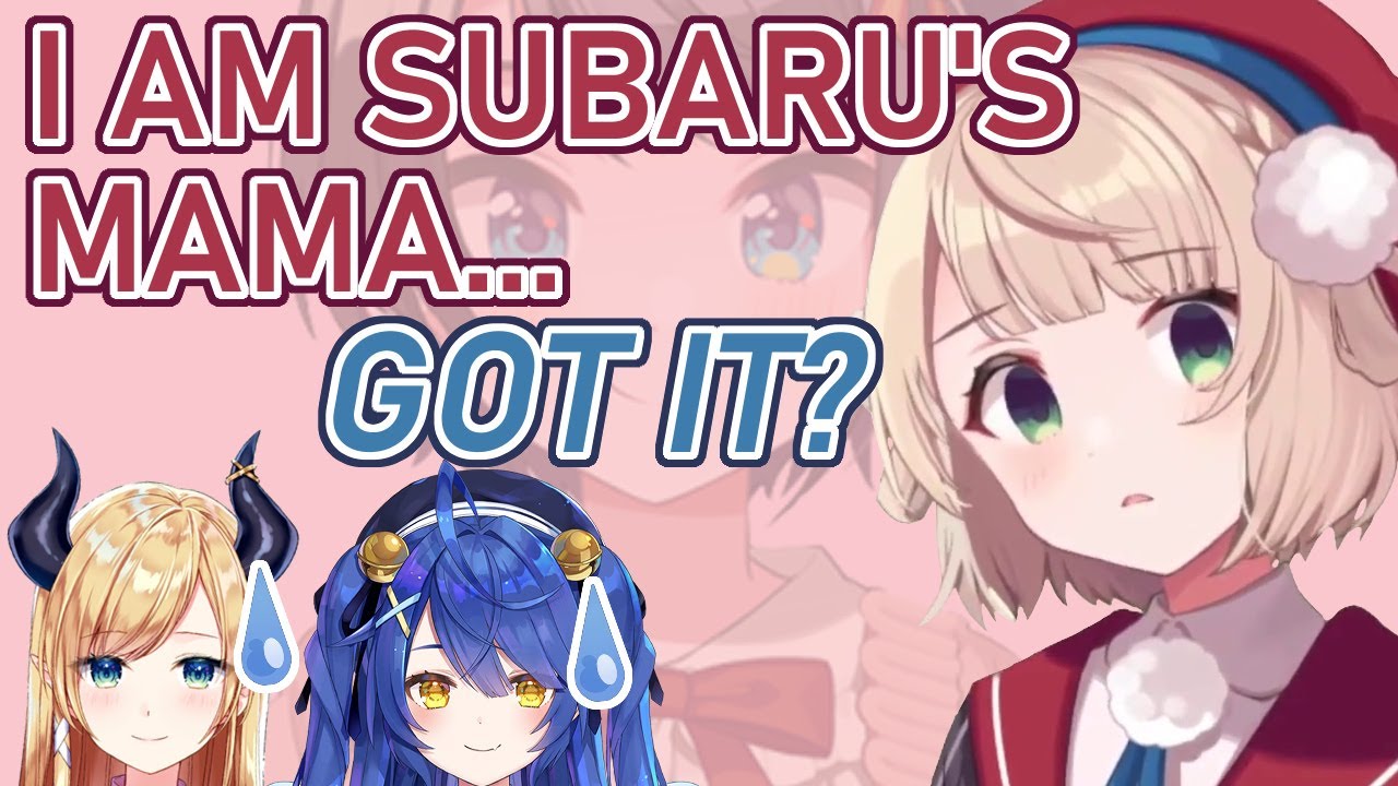 Shigure Ui: I AM Subaru's Mom... OK?! (Featuring Yuzuki Choco & Amamiya Kokoro) [Eng Subs]