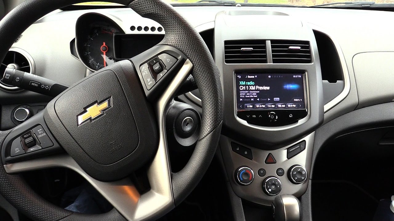 2016 Chevy Sonic Dashboard look.