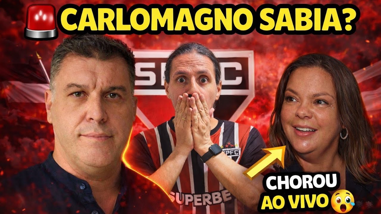 🚨 EXPULSÃO no SPFC? Carlomagno na mira!