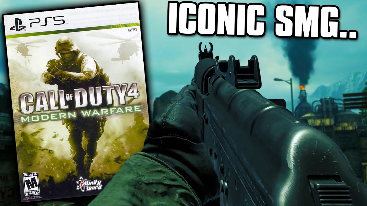 Один из лучших пистолетов-пулеметов в COD4 Remastered (AK-74u)