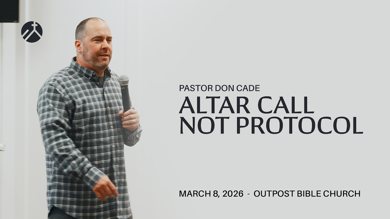 Altar Call Not Protocol | Pastor Don Cade
