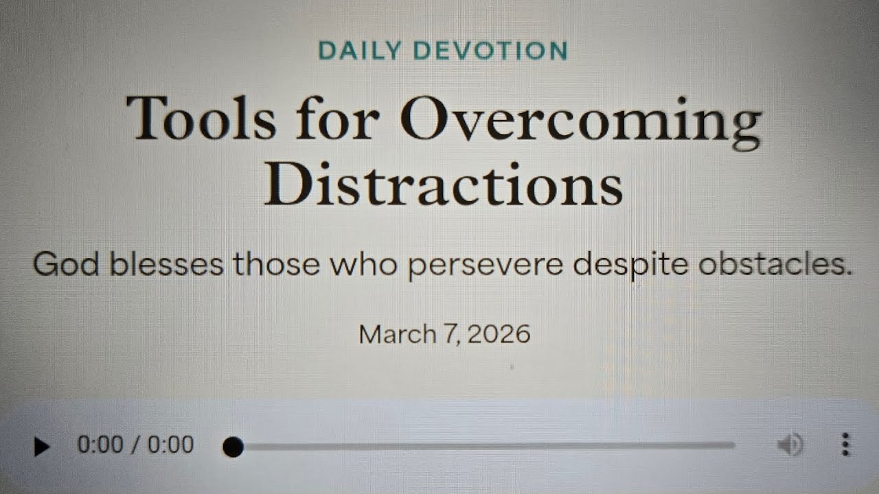 3.07.2026 Daily Devotional 