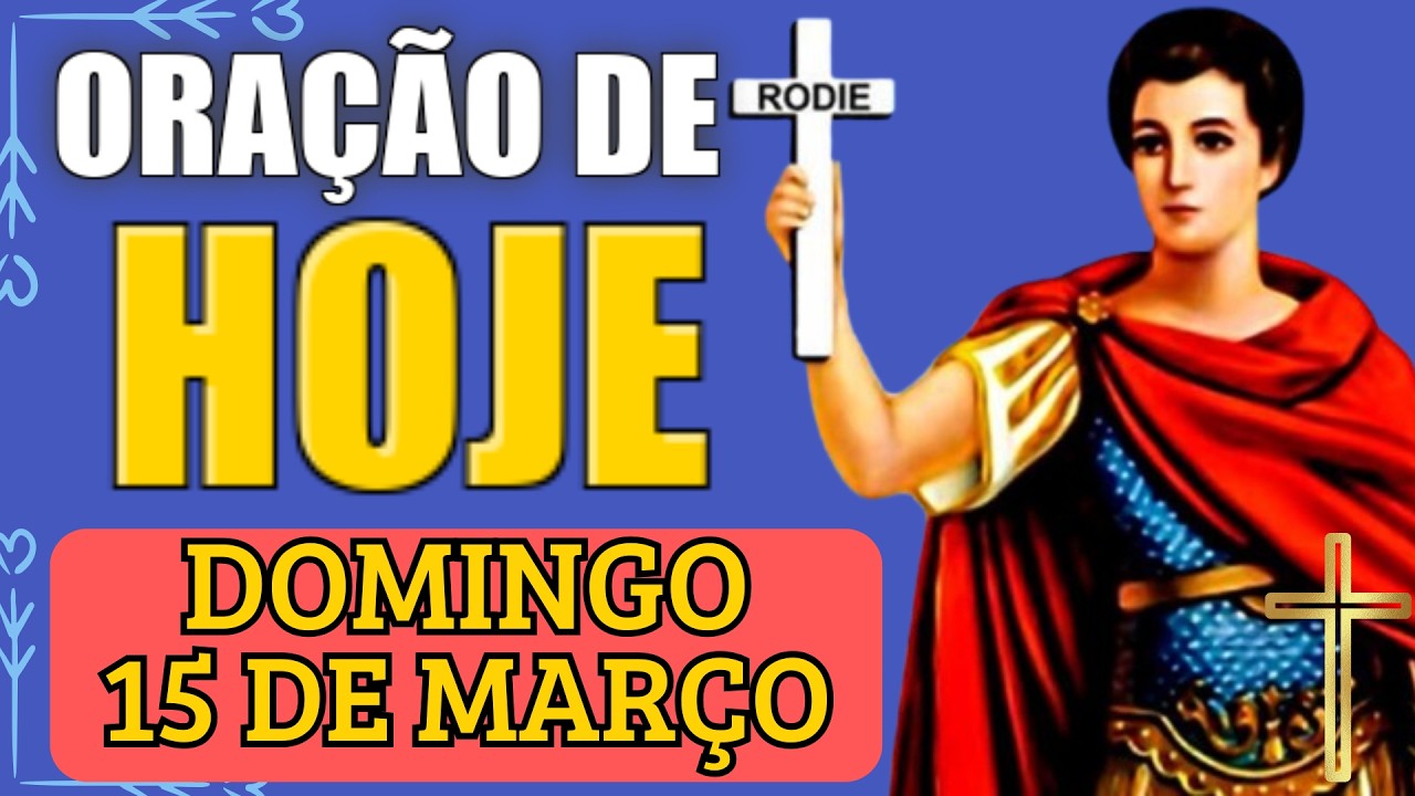 ORAÇÃO DE HOJE (15/03) A SANTO EXPEDITO | ORAÇÃO MILAGROSA A SANTO EXPEDITO PARA RECEBER UM MILAGRE!