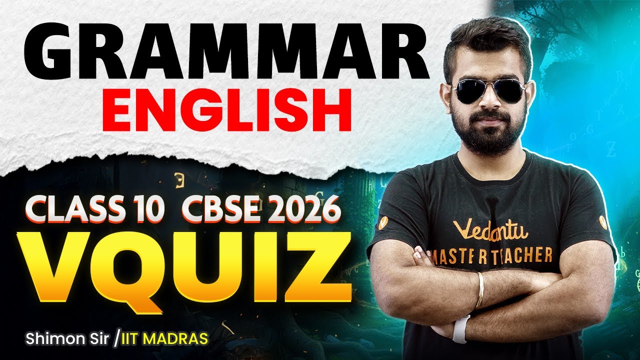 VQuiz | English Grammar | Class 10 | CBSE 2026🔥Shimon Sir