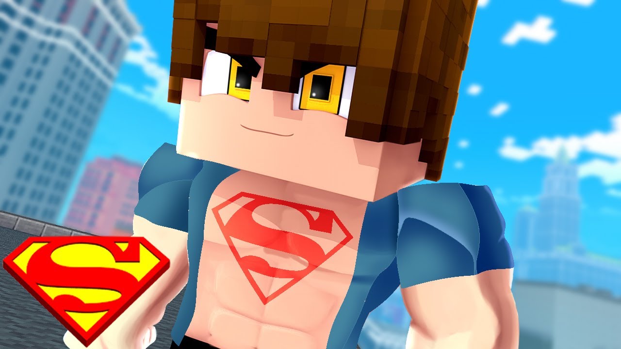 Minecraft : SuperMan B - TREVOR O NOVO SUPER HOMEM ! Ep 1