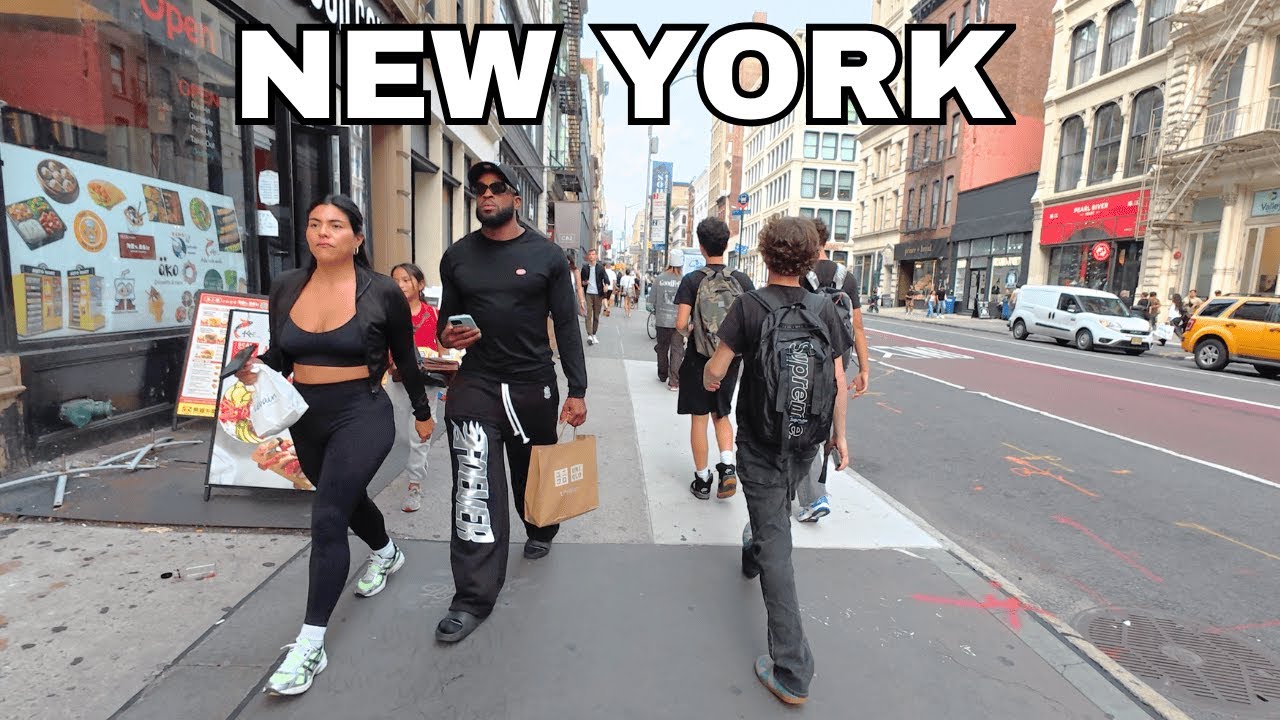 🎥 4K NYC Walk: Exploring Broadway Street & Lower Manhattan | New York City Street Tour 2025