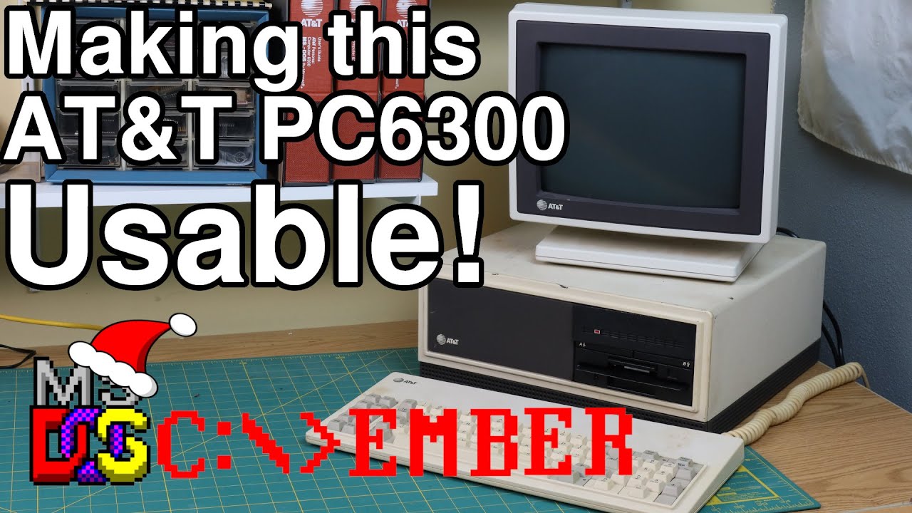 Can I make this AT&T PC6300 usable for #DOScember?