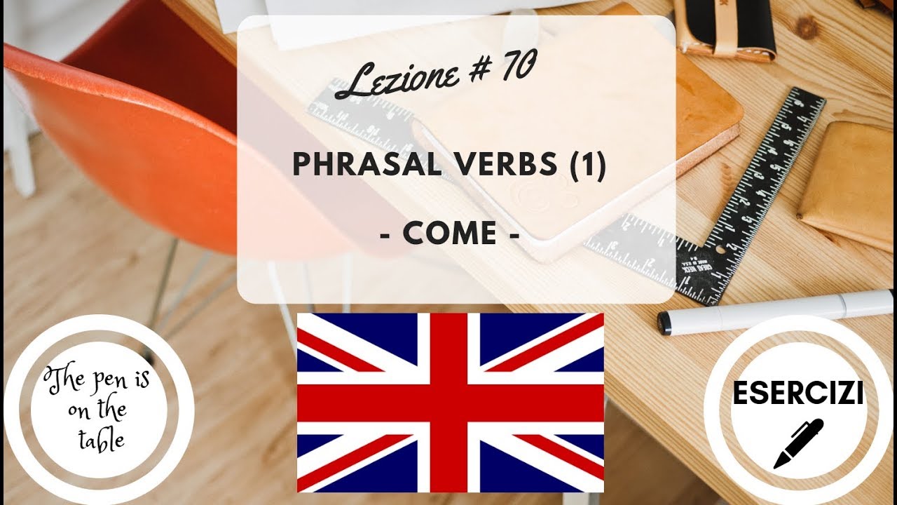 Lezioni di Inglese - Lezione 70: PHRASAL VERBS - COME (con esercizi)