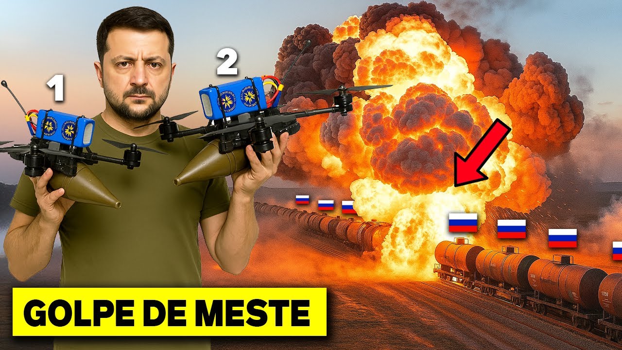 Como a Ucr&acirc;nia Conseguiu Destruir Um Comboio Russo com Apenas 2 Drones