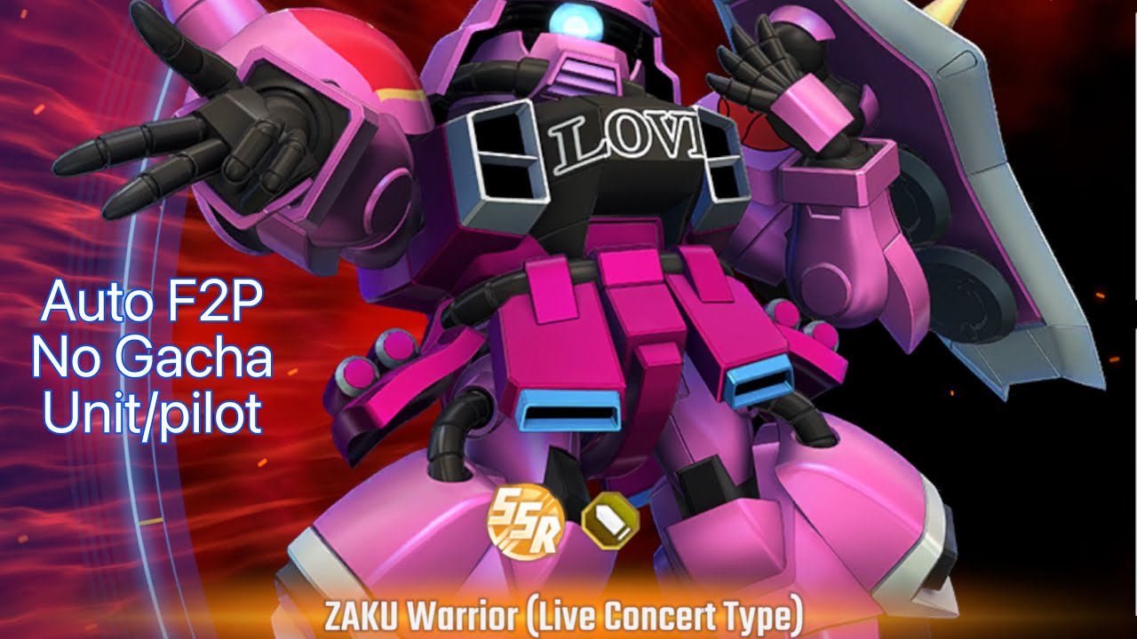 SD Gundam G Gen Eternal Fierce Enemy Assault: ZAKU Warrior (Live Concert Type) - EXPERT (F2P AUTO)