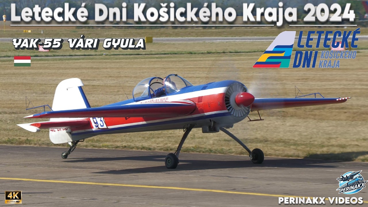 Yakovlev Yak-55 ▲ Vári Gyula 🇭🇺 ▲ Letecké Dni Košického Kraja 2024