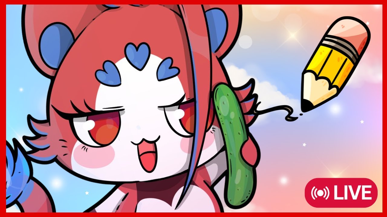 【DRAWING】Lets draw more ERB fan mascot OC's! + lets have a rabbit about OTAKU ~! 💄