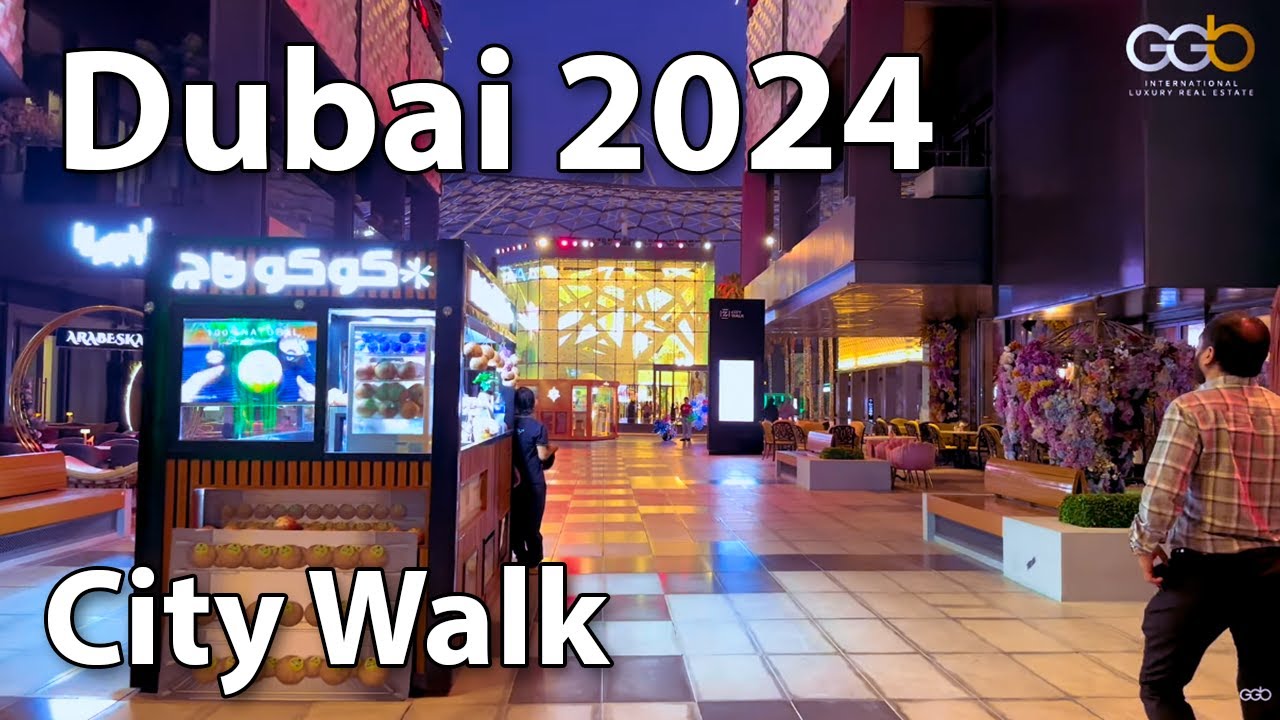 Dubai City Walk 🇦🇪 Vibrant Lifestyle Destination | [4K] Walking Tour