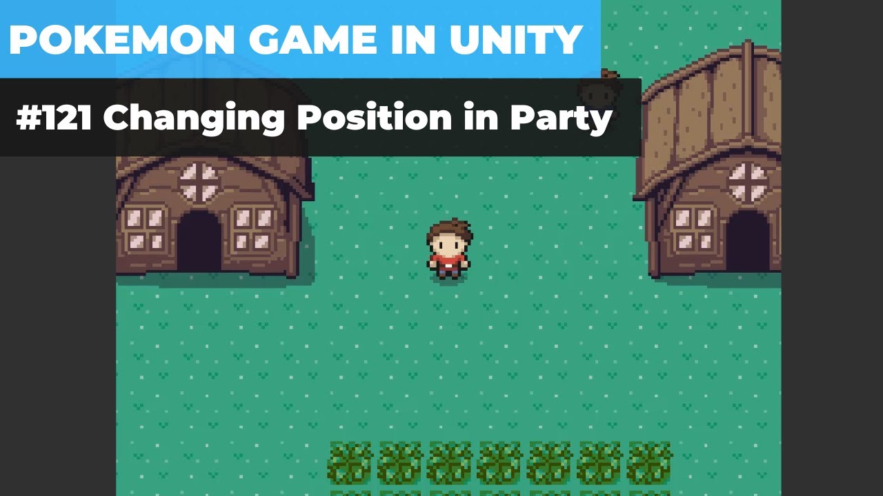 Make A Game Like Pokemon in Unity | #121 - Party Position Switching
