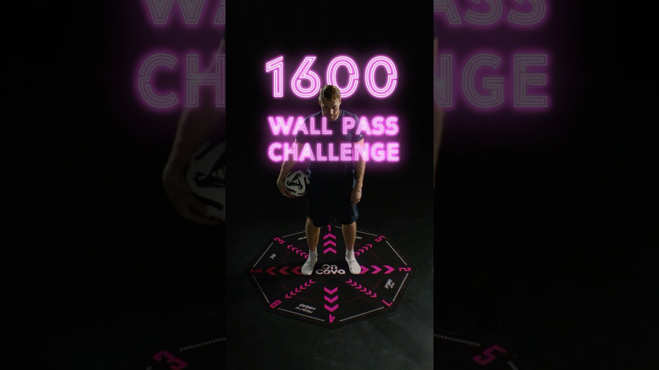 1600 Wall Pass Challenge ⚽️🔥