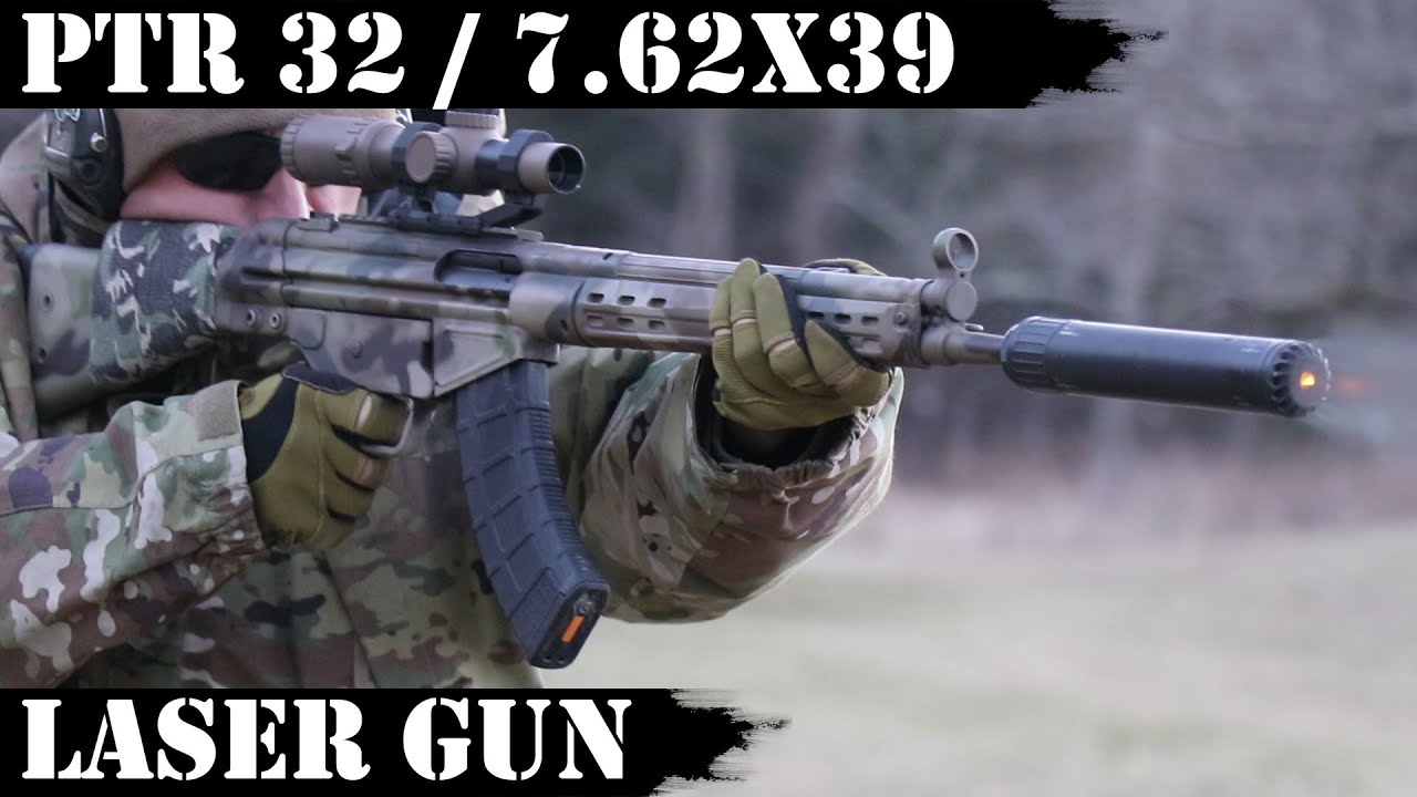 ПТР 32 / 7.62x39 - Лазерный пистолет!