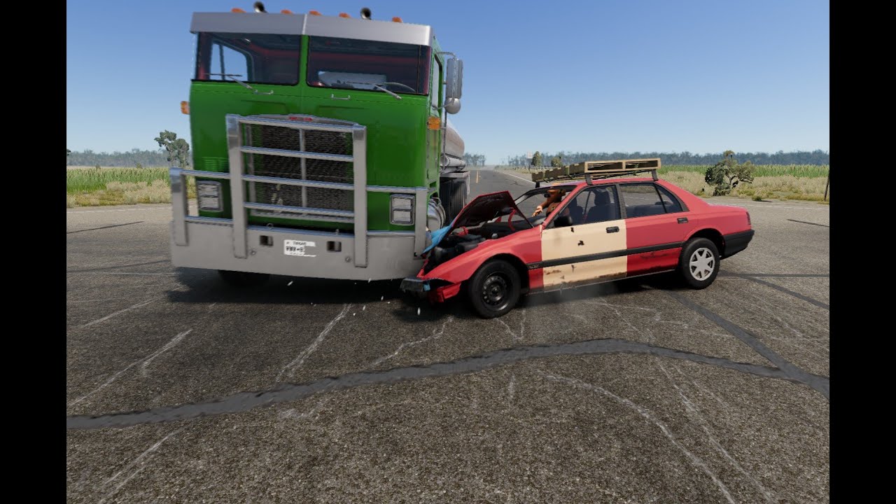 beamng drive epic car crash incident made by crazy drivers