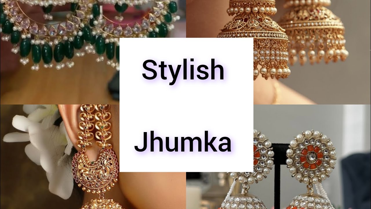 Traditional Jhumka Earrings for Women | Elegant Ethnic Jewelry#trending#trendy