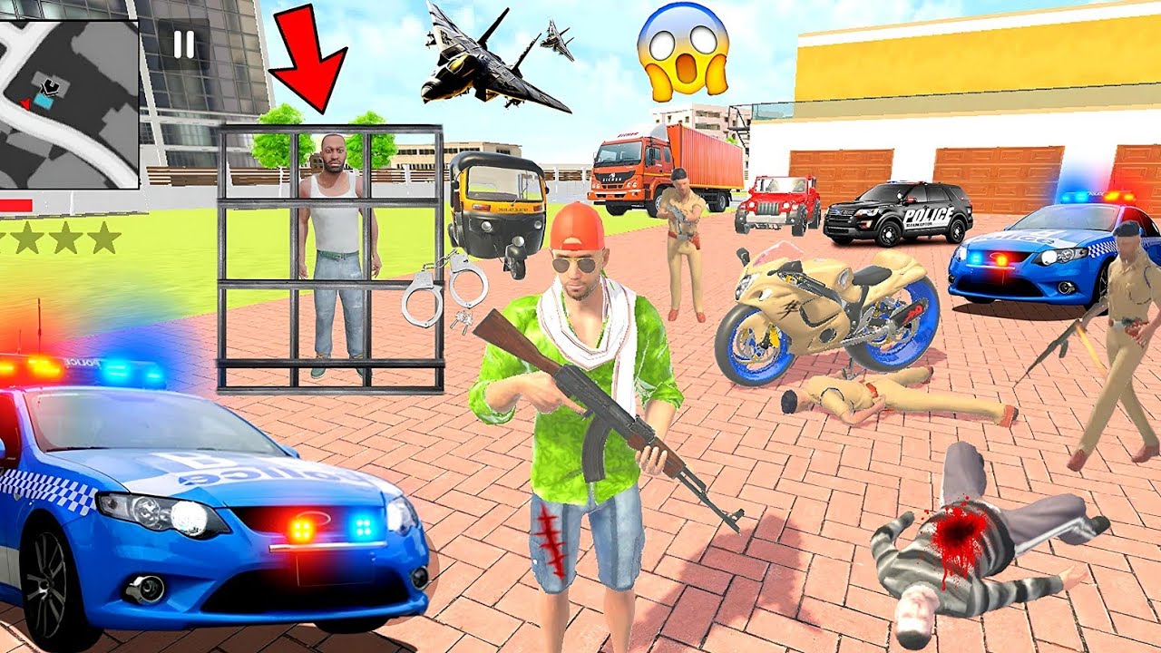 😱 Franklin Ko Jail Ho Gayi aaj 🚨😡 Indian Theft Auto 💥🤯 Indian Bike Driving 3d Game 💥😱 New Update 💥🤩
