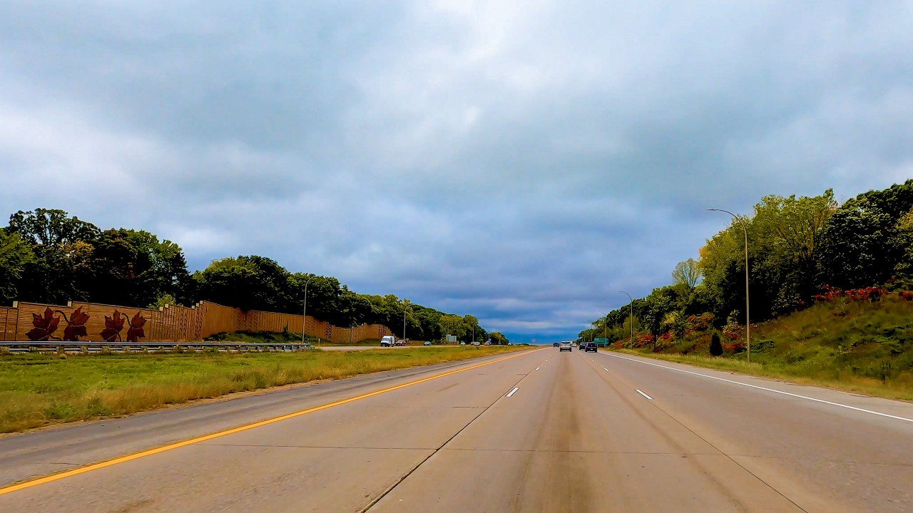 Explore Minnesota: Scenic 5K Drive on Interstate 494 to Bloomington