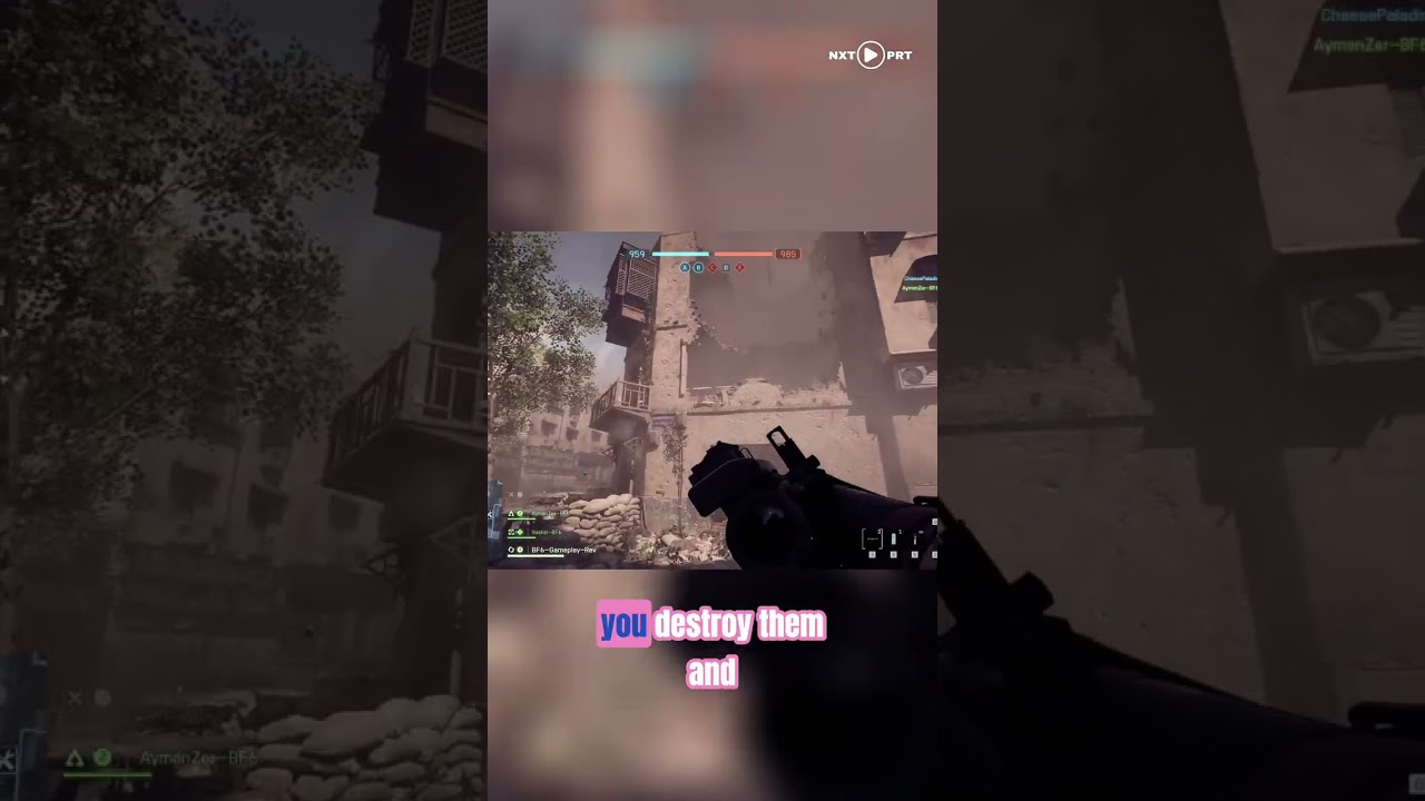 Battlefield: Siege of Cairo Gameplay with Epic Destruction! #shorts