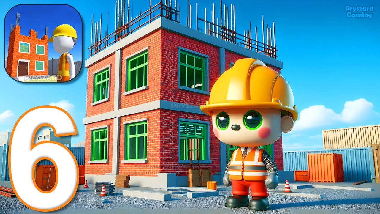 Pro Builder 3D - Gameplay Walkthrough Part 6 - Stack Bricks, Build Wonders (iOS, Android)