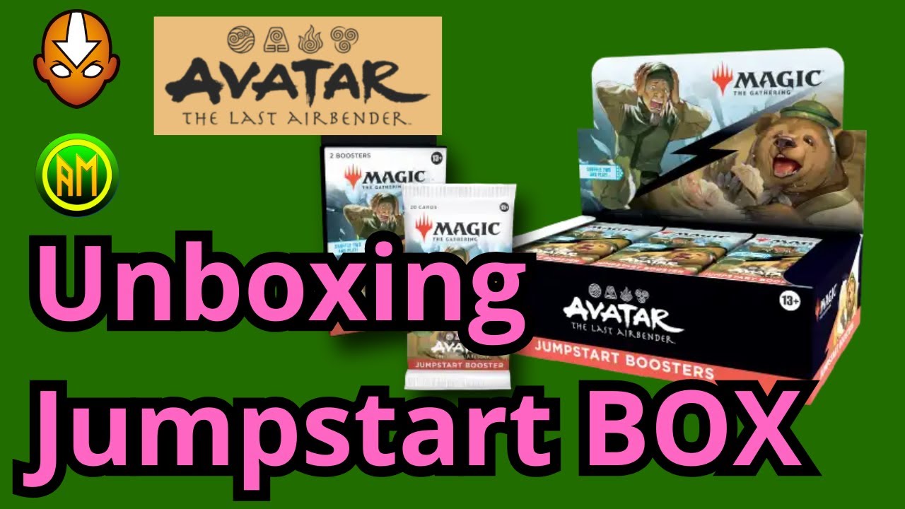Unboxing Jumpstart Avatar the Last Airbender [MTG ITALIA 🇮🇹]