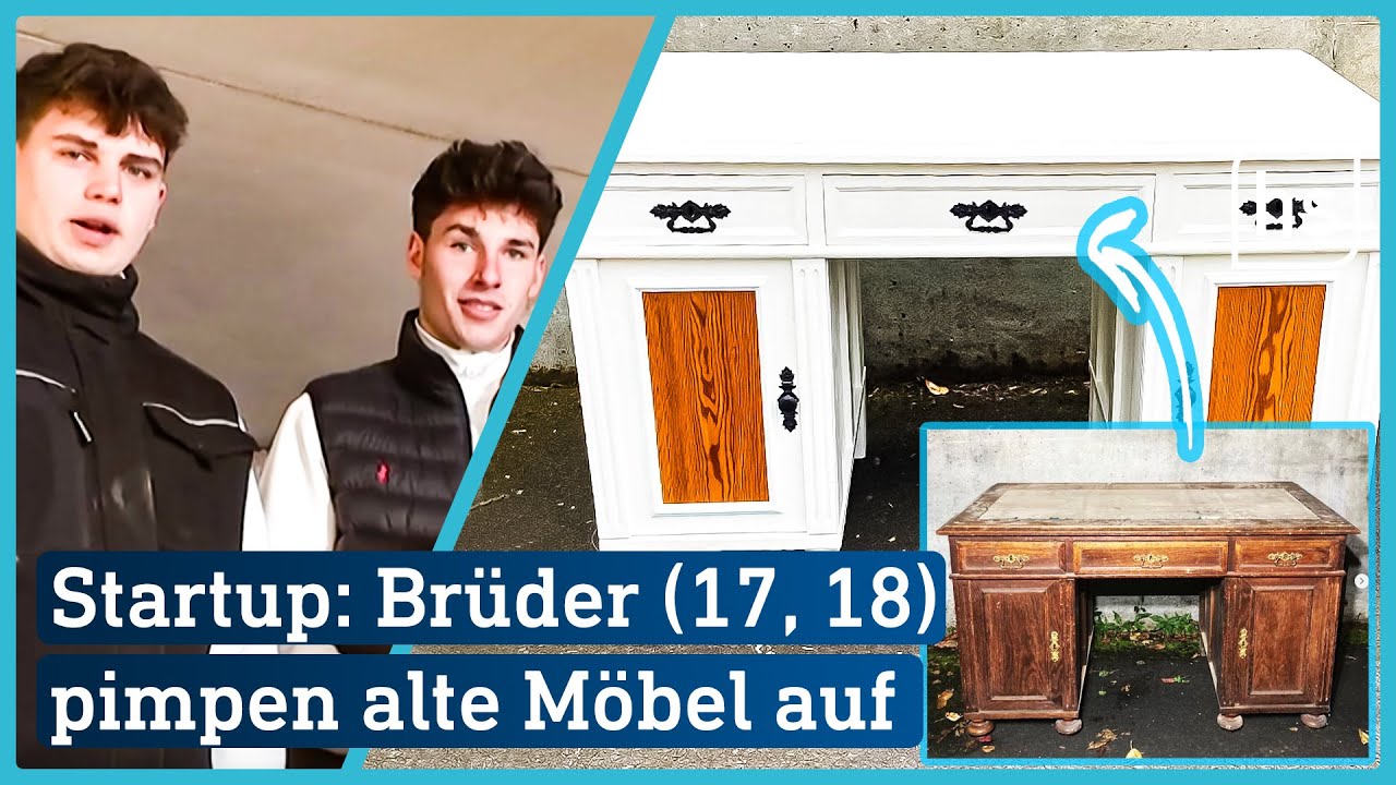 Jung-Unternehmer: Brüder aus Kassel machen Geld aus alten Möbeln | hessenschau