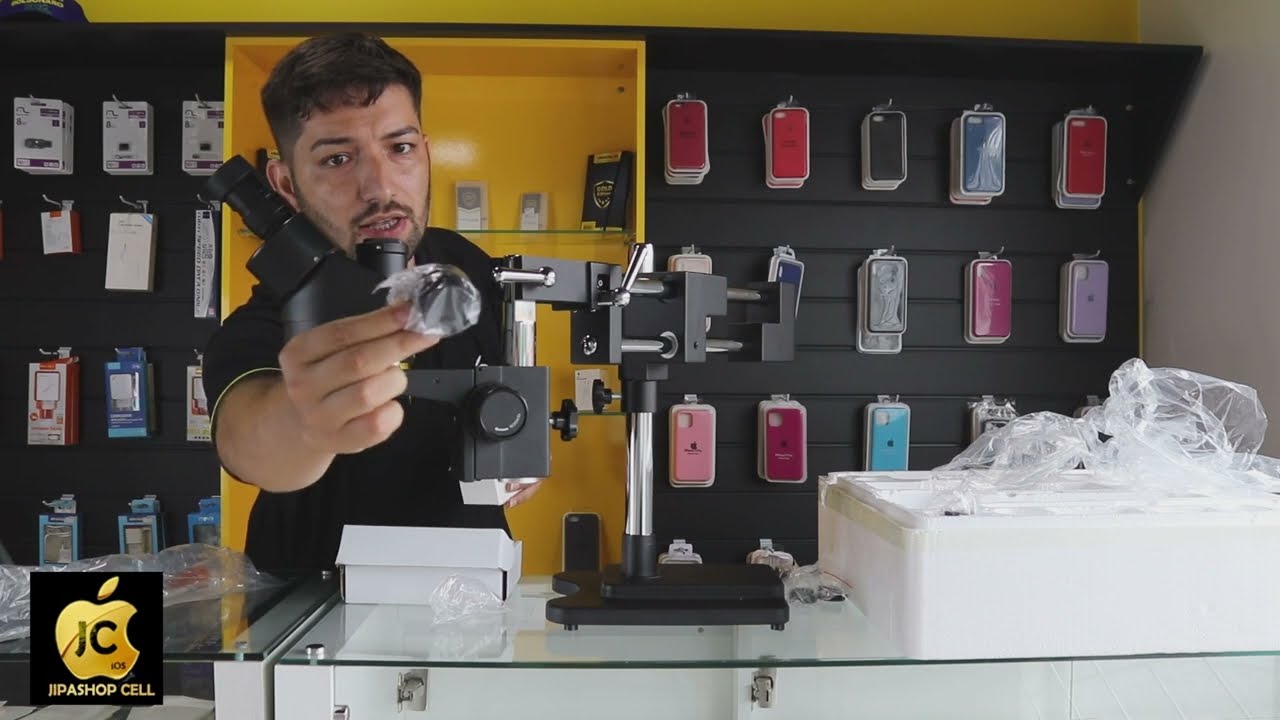 Como Montar Microscópio Trinocular SLT 2 Simul-Focal Articulado