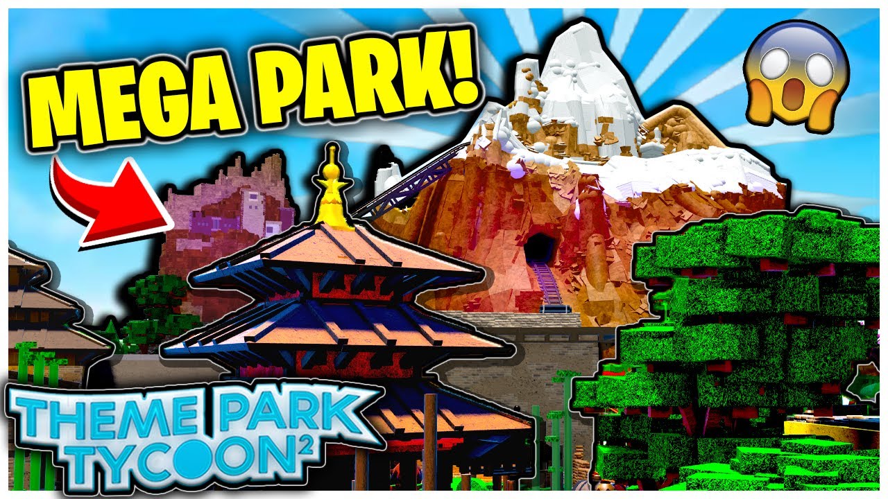 Экспедиция на Эверест *МЕГАПАРК* в Theme Park Tycoon 2 🏔️