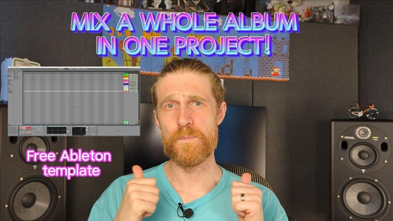 Mixing a whole album in one project! Ableton Live template