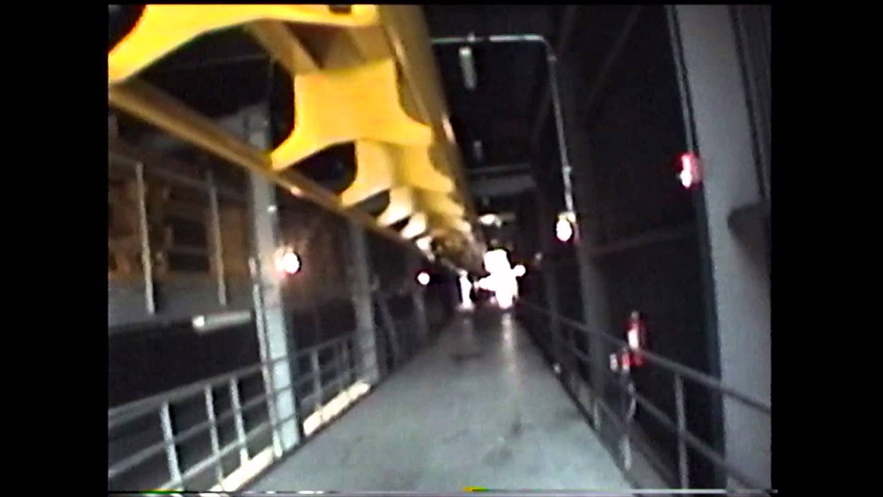 Batman The Ride Roller Coaster Front Seat POV Six Flags Over Texas 1999