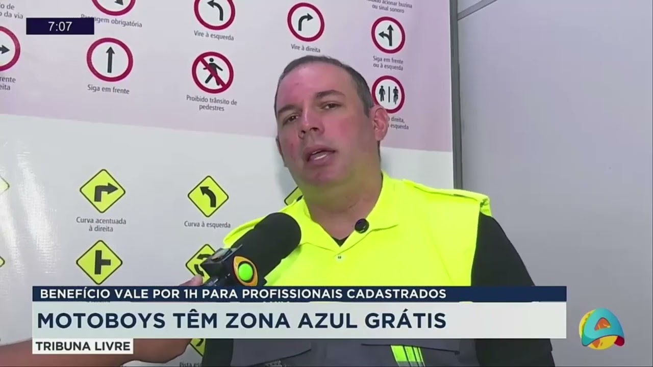 Tribuna Livre - Estacionamento liberado por 1 hora na Zona Azul para motoboys cadastrados