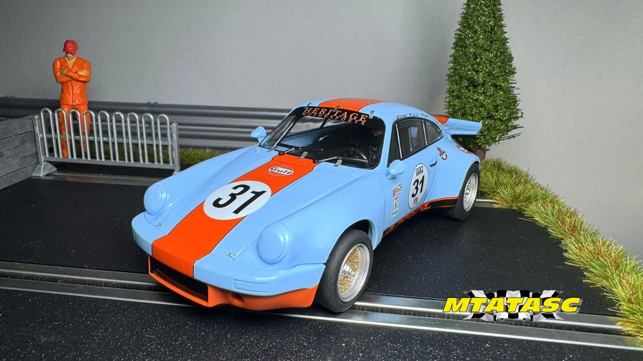 Superslot Porsche 911 Carrera RSR 3.0 Gulf Edition Slot Car