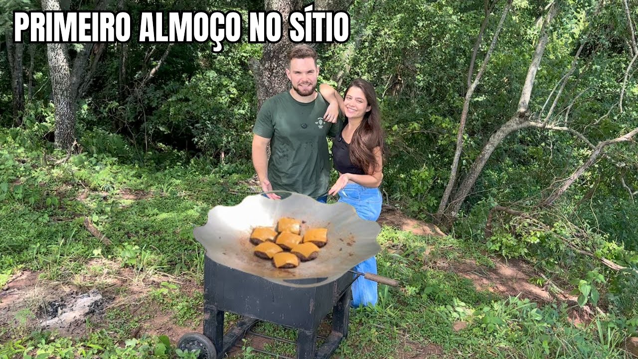 Passando o primeiro dia no novo sítio mais bonito do Brasil