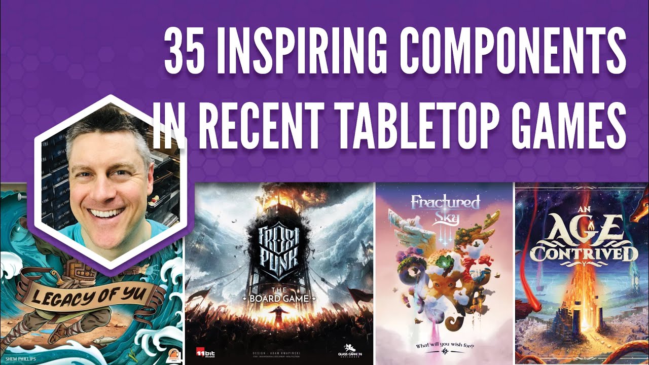35 Inspiring Components in Recent Tabletop Games