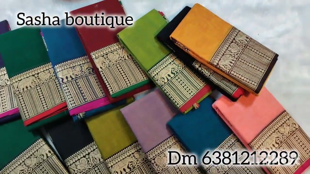 💥**Why This narayan pet cotton saree deserve a place in your collection **💥 @Sashaboutique2024 
