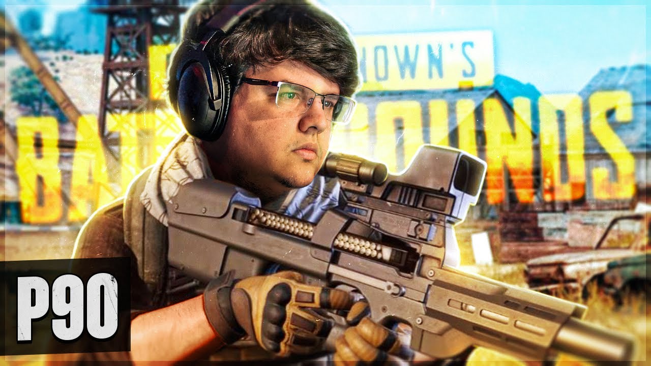 PRIMEIRA VEZ COM A NOVA P90 NO PUBG!!